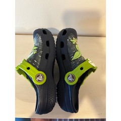 Crocs Star Wars Yoda Clogs Kids Size 10 11 Navy Green Excellent Shoes NWOT