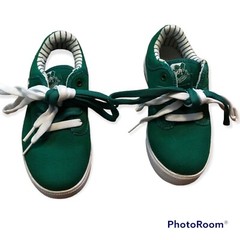Vlado spectro luxury footwear Kids Unisex Tennis shoes Sz 1.5 Kelly Green.