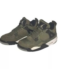 Nike Air Jordan 4 Retro Craft Medium Olive Pale Vanilla US 5Y Fb9928 200 With Bx