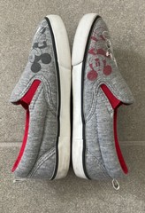babyGAP Kids Disney Mickey Mouse Slip On Sneaker Shoes Heather Grey 9 Toddler