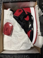 Nike Air Jordan 1 Retro High OG GS Black Varsity Red Sneaker Youth 6Y