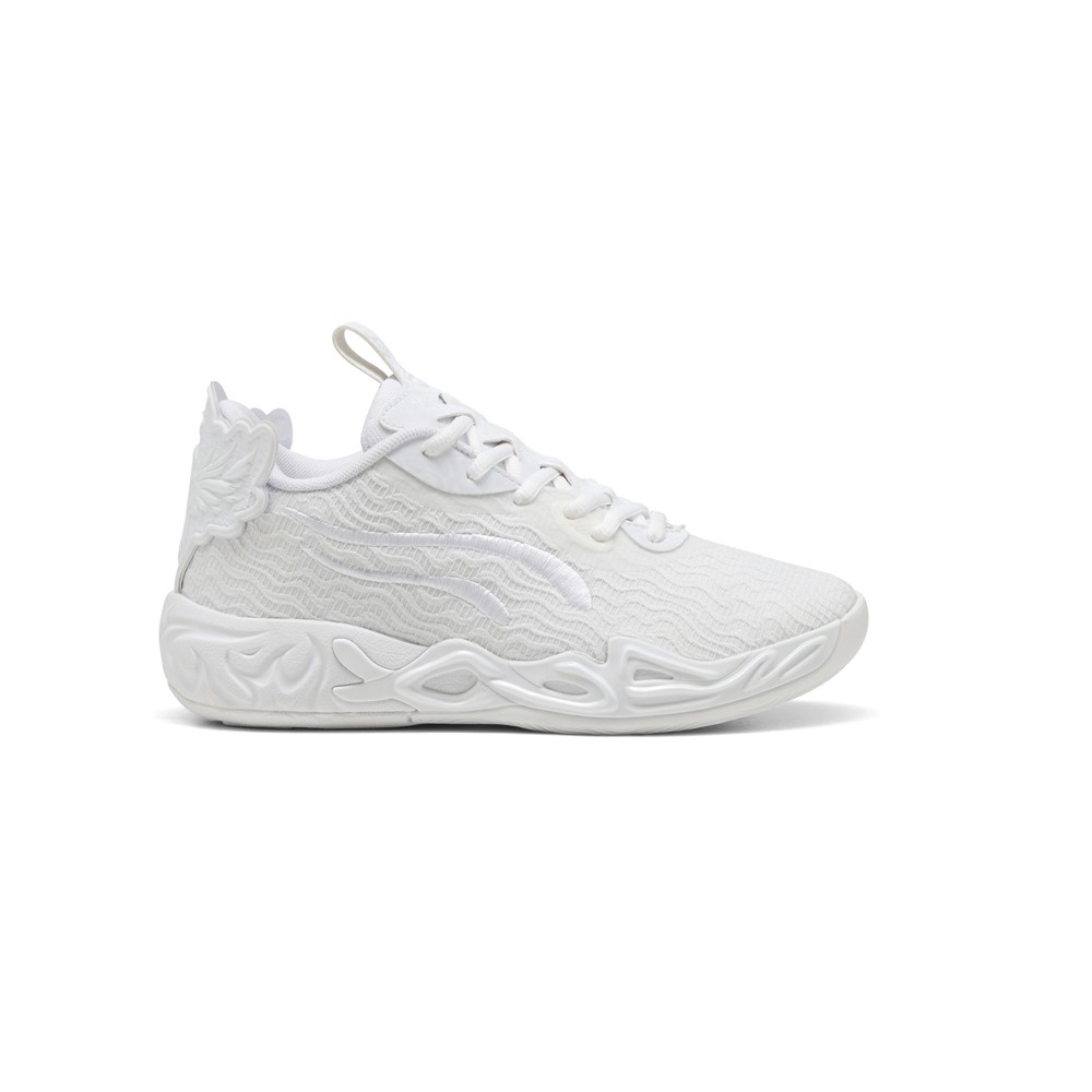 PUMA X Lamelo Ball Mb.04 Lo Ice White Basketball Youth Boys White Sneakers Ath