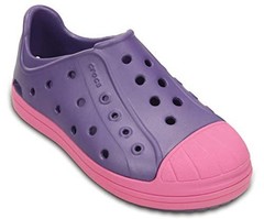 Crocs Bump It Sneaker Clog Kids Size 1 Purple Pink Amethyst Wild Orchid NEW