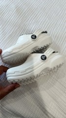 Toddler Classic Lined Clog Whitte