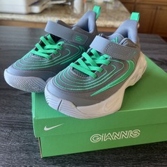 Nike Giannis Immortality 4 – Smoke Grey Stadium Green – Size 11c