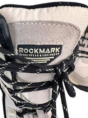 ROCKMARK Kid’s White Mid Calf Lace Up Outdoor Comfort Snow Boots Big Kid 4 (35)