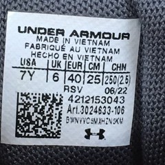 Under Armour Assert 9 Running Shoes Youth Kids 7Y Pitch Grey Chestnut Red
