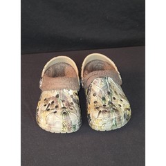 Kids Crocs Lined Clogs RealTree Camo Size C 4/5 Winter Warm
