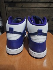 Nike Dunk HI Electro Purple Midnight Navy Size 1.5Y