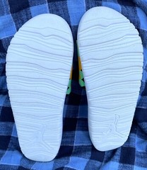 Multicolor Air JORDAN BREAK SLIDES *HARE* Bugs Bunny Edition Size 7Y