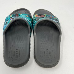 Crocs Iconic Comfort Classic Slide Sandals Black Kids Size C 12