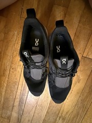 On Cloud Sky For Youth Black Eclipse Running Shoe Youth 6 Unisex with Cloudtec