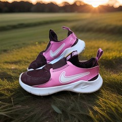Nike Flex Runner 3 Kids Running Shoes Girls Size 2.5Y Walking Play School