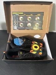 Heelys Pro 20 HE1013 Black Rainbow Stitch Lace Up Skate Shoes Youth Size 8