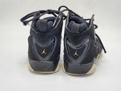 Jordan True Flight Black, Goat 343795-026 Sz 6.5Y Youth Black White Gold