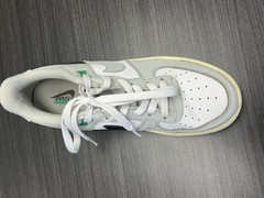 Nike AIR Force 1 LV8 2 AF1 Split Silver White Black 6.5Y DZ2660 001