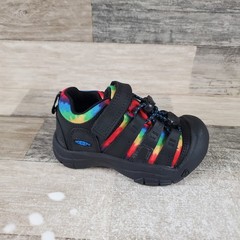 Keen Newport Childrens Sandals Sz 8 Black Original Tie Dye Sandal