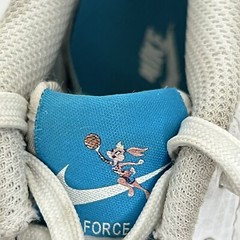 Nike Air Force 1 Space Jam Hare Bugs Bunny Lola Bunny Blue White DM3356-100 10C