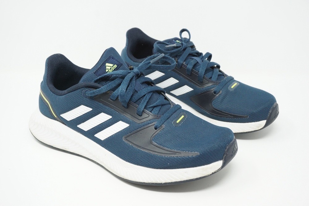Adidas Neo Runfalcon 2.0 K Youth Size 6 Dark Blue & White Sneakers FY9498