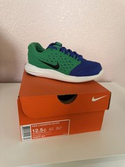 New Nike Lunarstelos [PS] Paramount Blue Green Kids Size 12.5 100% Original