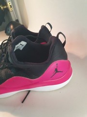 Nike Air Jordan Deca Fly Black Vivid Pink 844371 009 Size 9Y