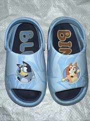 Bluey Ground Up Slip-On Sneakers Unisex Size 12
