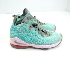 Nike Air LeBron 17 XVII South Beach Size 6Y Youth Aqua Blue Pink BQ5594-444