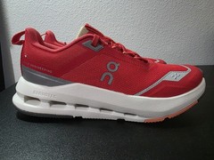 On Cloudnova Youth Sneakers Red/White/Gray/Black Unisex Kids US 4.5 EU 36.5