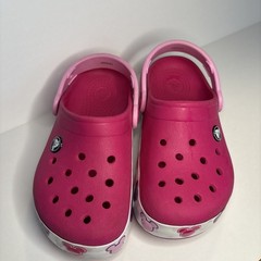 Crocs Toddlers Kids Fun Lab Mickey Lights Clogs Pink Sz 9 C Sandals With Charm