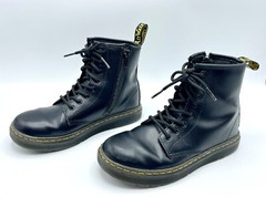Doc Martens Kids Zavala J Boots Lace Up Side Zip AW004 Black US Size 3