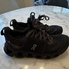 On Running Black Mesh Athletic Sneakers Unisex Kids US 4.5 EU 36.5 UK 4