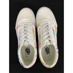 Vans Ward Low Top Sneaker Multi Floral Canvas Kids Shoes