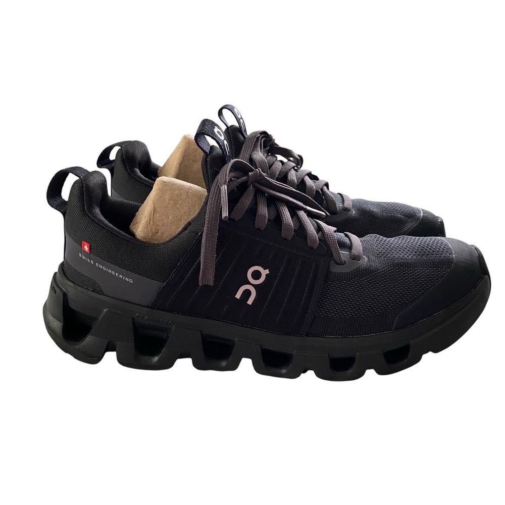 On Running Cloud Swift Kids Youth Y6 Black Eclipse Running Shoes