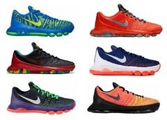 NEW Nike KD 8 VIII Youth/Kids Athletic Shoes, # 768867/768868, Color, Size, SELE