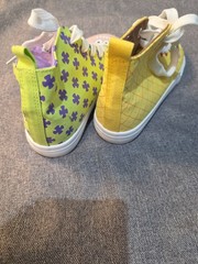 Size 3-SpongeBob & Patrick Ground Up Shoes Hi Top Sneakers Youth