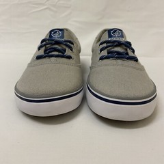 🔥 Big Kid Size 3 🔥 SPERRY Spinnaker Washable Sneaker Boat Shoe Grey Navy Blue