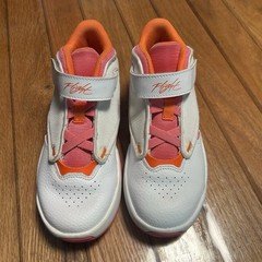 Jordan Flight Youth White Pink Orange Sneakers DV0490-168 size 1Y