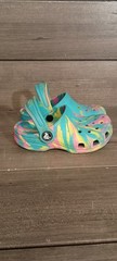 Crocs Marbled Clogs Iconic Comfort Children Size 8 206838 Unisex