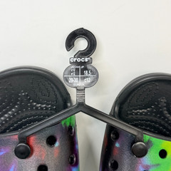 Crocs Tie Dye Graphic Classic Slide Sandals Kids Unisex C12 Multicolor