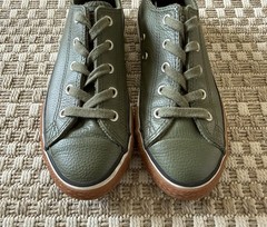 CONVERSE Chuck Taylor Junior 2 EUR 33.5 UK 1.5 All Star Leather Sneakers 661867C