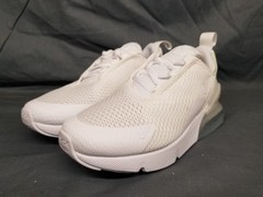 Nike Kids Air Max 270 (PS) Sneakers Mesh White Size 13c NEW NO BOX!
