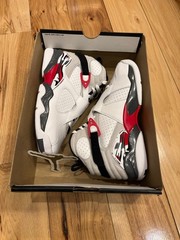 Nike Air Jordan 8 Retro GS Bugs Bunny White Black True Red 305368 100 Size 7Y