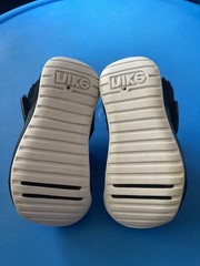 Nike Sunray 💥 Protect 3 Kid’s Sandals Sz 8 Black & White New w/Box