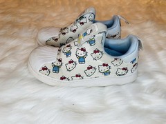 adidas Hello Kitty x Superstar 360 C ‚White Allover Print‘ IF7020 Size 13.5K