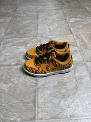 Nike Dunk Low Next Nature Tiger Stripes PS Shoe Size 1Y Orange DZ5633-800 Preown