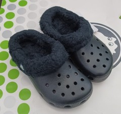 CROCS MAMMOTH BLITZEN POLAR KID BAYA CLOG SHOE~Black~Junior Men 1~Women 3~NWT