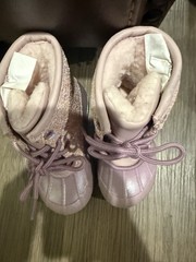 Wonder nation Toddler rain boot Pink And Holographic Toddler Girls Size 7