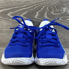 New Under Armour Stephen Curry Flow 8 Royal Blue/White 3023528-402 Kids Size 11