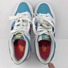 Nike Dunk Low BG Dusty Cactus Thunder Blue 4Y Youth Sneakers HF4794-345 EUC