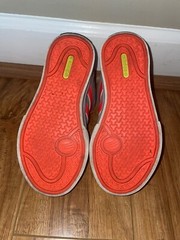Adidas Neo SE MID Grey/Neon Orange Sneakers Kids Size 12 K G66471